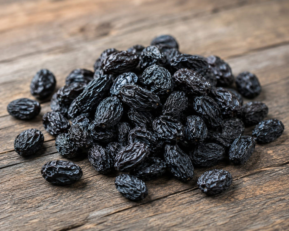 Afghanske Svarte Rosiner – Premium Kvalitet 1 kg